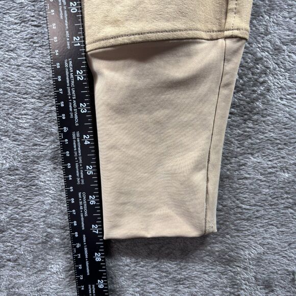 Equine Couture Women Sportif Schooling Breeches Riding Pants Tan Size 30 H285 - Picture 10 of 12
